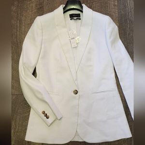 New With Tags J. Crew White Blazer Jacket Size 0